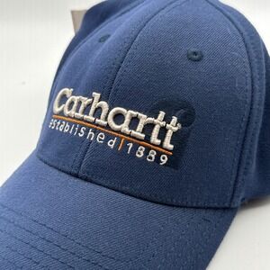 Carhartt Fitted Work Cap Hat A131 NVY Navy‎ Blue NWT 1989